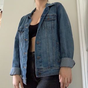 classic blue denim jacket🤎